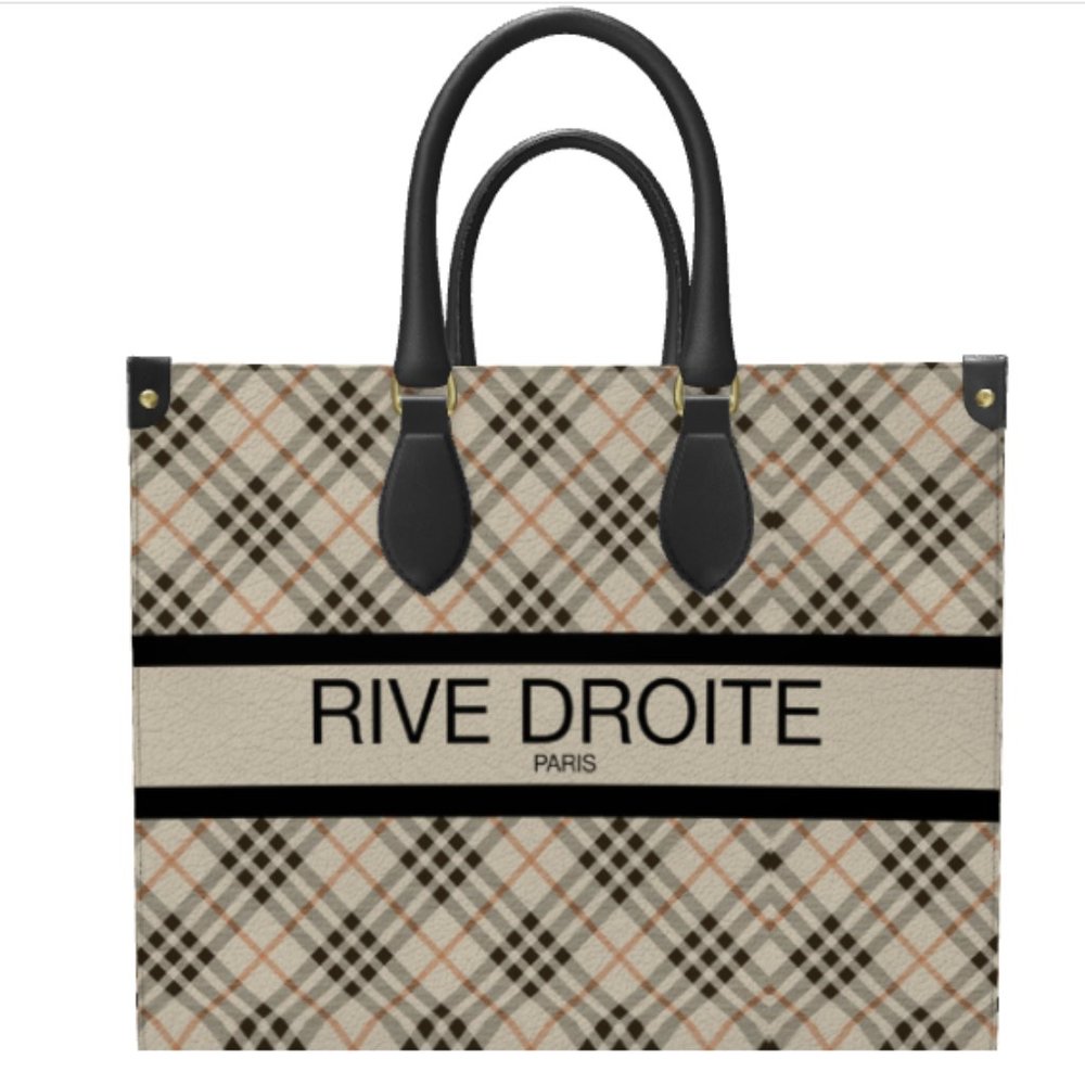 Rive Doitre Paris Designer Shopper Handbag